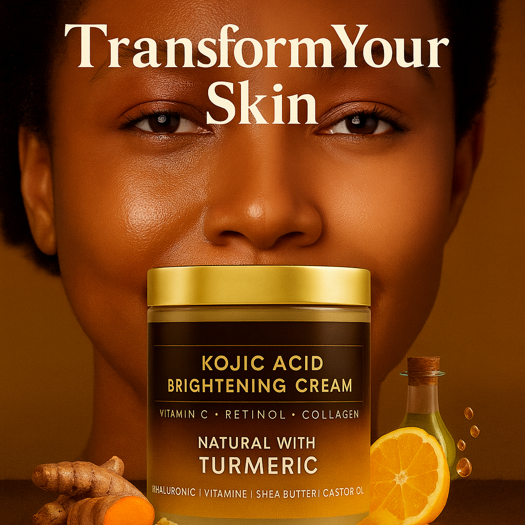🌿 Turmeric Kojic & Arbutin Glowing Cream 🌞