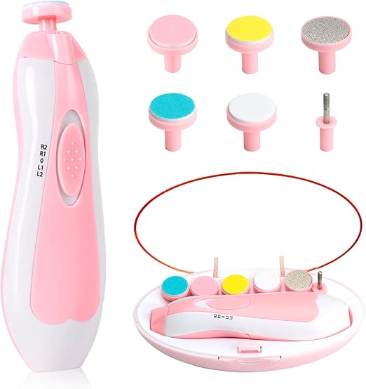 Safe Electric Kids Nail Trimmer & Polisher 👶✨