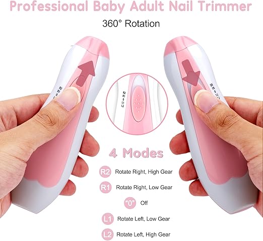 Safe Electric Kids Nail Trimmer & Polisher 👶✨