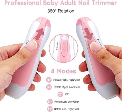 Safe Electric Kids Nail Trimmer & Polisher 👶✨