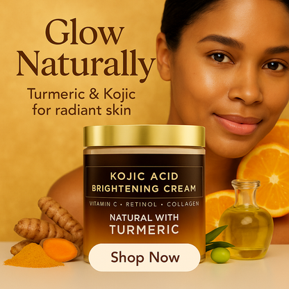 🌿 Turmeric Kojic & Arbutin Glowing Cream 🌞
