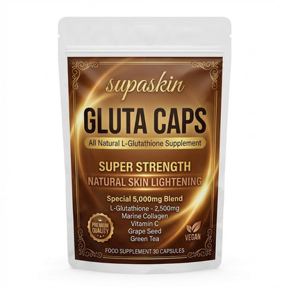 Supaskin Glutathione 5000mg Skin Lightening & Anti-Ageing Caps