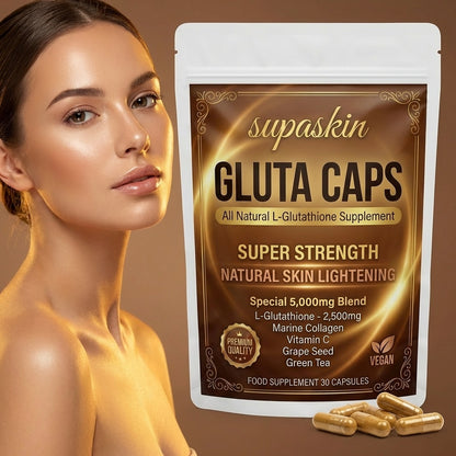 Supaskin Glutathione 5000mg Skin Lightening & Anti-Ageing Caps