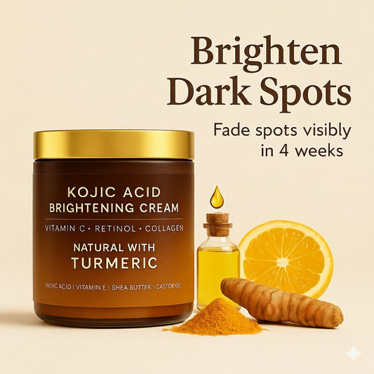 🌿 Turmeric Kojic & Arbutin Glowing Cream 🌞