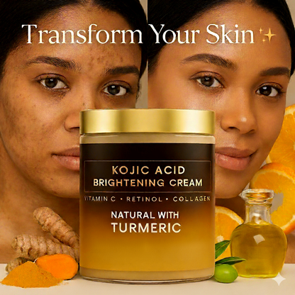 🌿 Turmeric Kojic & Arbutin Glowing Cream 🌞