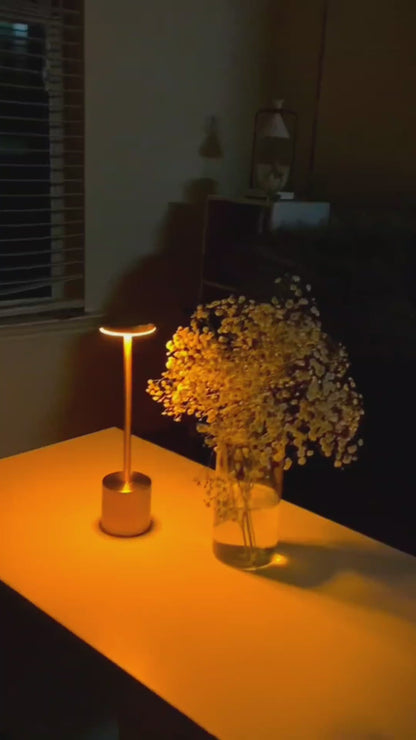 Cordless Modern Metallic Table Lamp