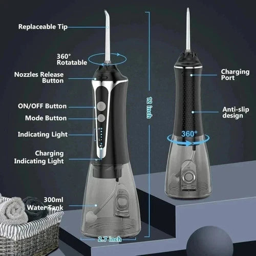 Portable Rechargeable Water Flosser & Oral Irrigator 🦷✨