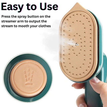 Portable Handheld Micro Steam Iron & Garment Steamer 👔✨