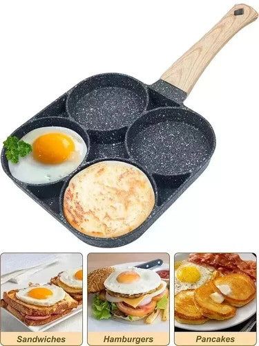 4-Cup Non-Stick Breakfast Fried Egg & Pancake Pan 🥞🍳